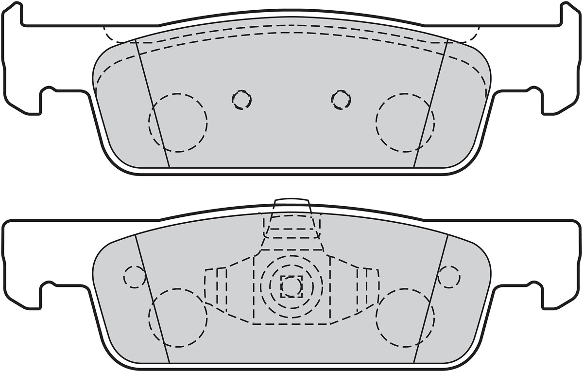 Jeu de 4 plaquettes de frein VALEO ref. 302150